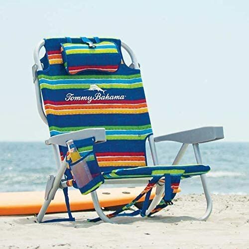 2 Tommy Bahama Backpack Beach Chairs 